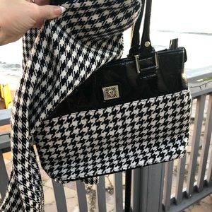 Houndstooth purse